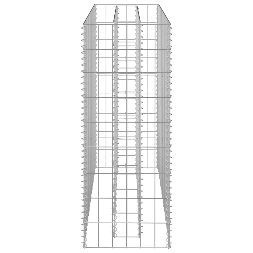 Gabion plantenbak verhoogd 90x30x90 cm gegalvaniseerd staal is nu te koop bij PeponiXL, paradijselijk wonen!