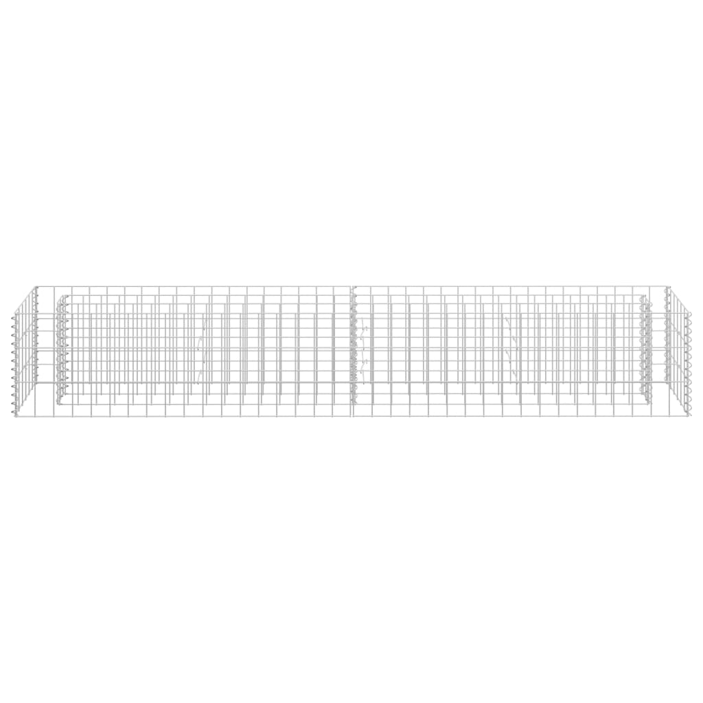 Gabion plantenbak verhoogd 180x30x30 cm gegalvaniseerd staal is nu te koop bij PeponiXL, paradijselijk wonen!
