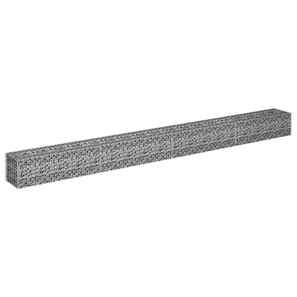 Gabion plantenbak verhoogd 360x30x30 cm gegalvaniseerd staal is nu te koop bij PeponiXL, paradijselijk wonen!