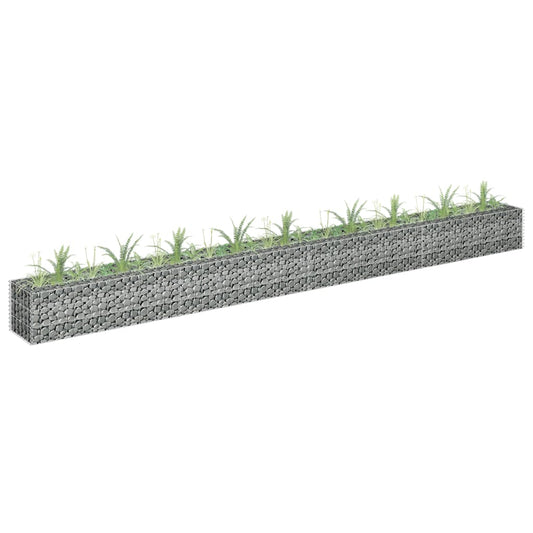 Gabion plantenbak verhoogd 360x30x30 cm gegalvaniseerd staal is nu te koop bij PeponiXL, paradijselijk wonen!