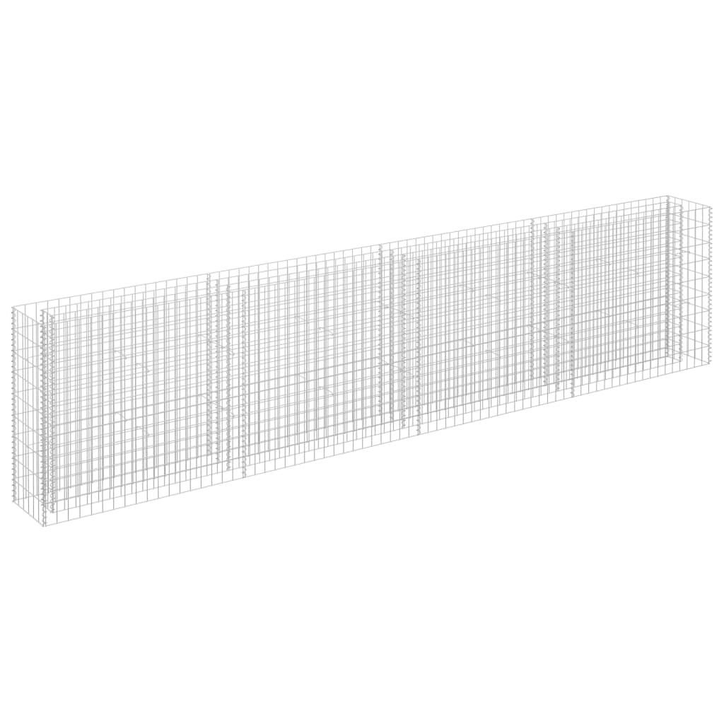 Gabion plantenbak verhoogd 360x30x90 cm gegalvaniseerd staal is nu te koop bij PeponiXL, paradijselijk wonen!