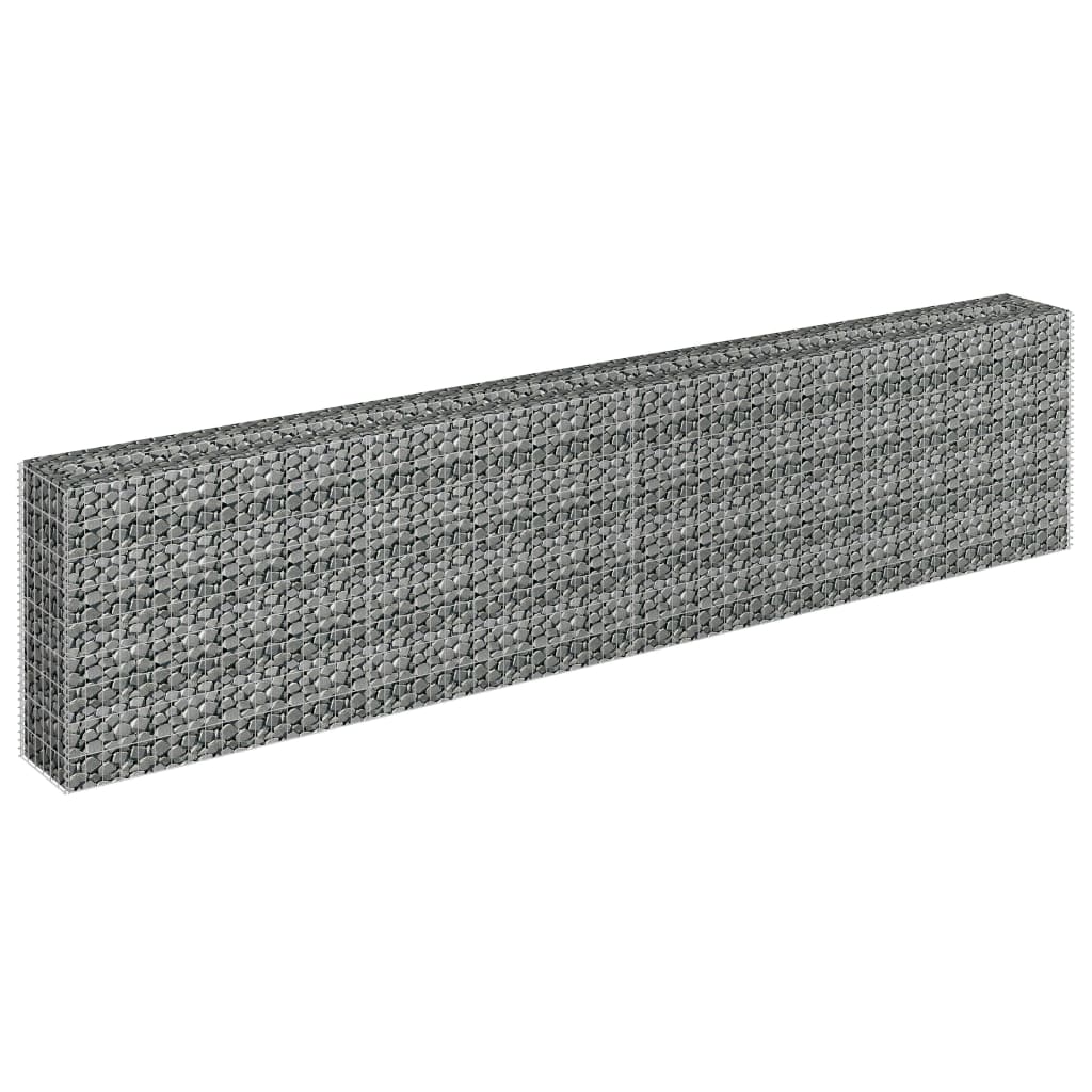 Gabion plantenbak verhoogd 360x30x90 cm gegalvaniseerd staal is nu te koop bij PeponiXL, paradijselijk wonen!