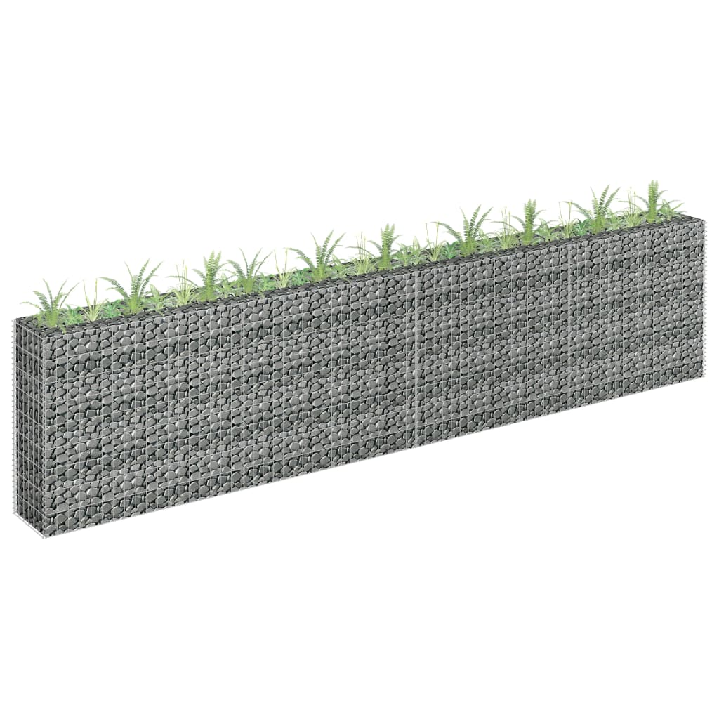 Gabion plantenbak verhoogd 360x30x90 cm gegalvaniseerd staal is nu te koop bij PeponiXL, paradijselijk wonen!