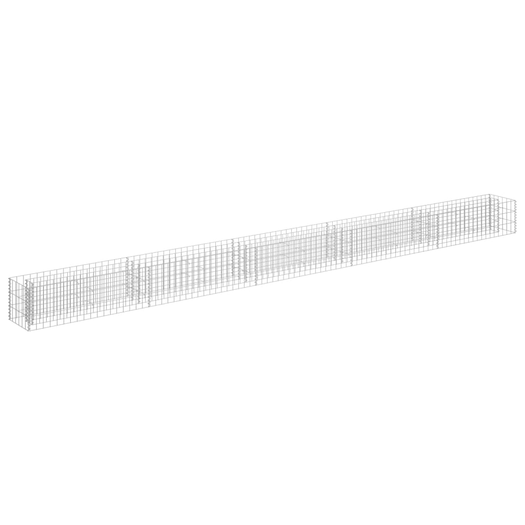 Gabion plantenbak verhoogd 450x30x30 cm gegalvaniseerd staal is nu te koop bij PeponiXL, paradijselijk wonen!