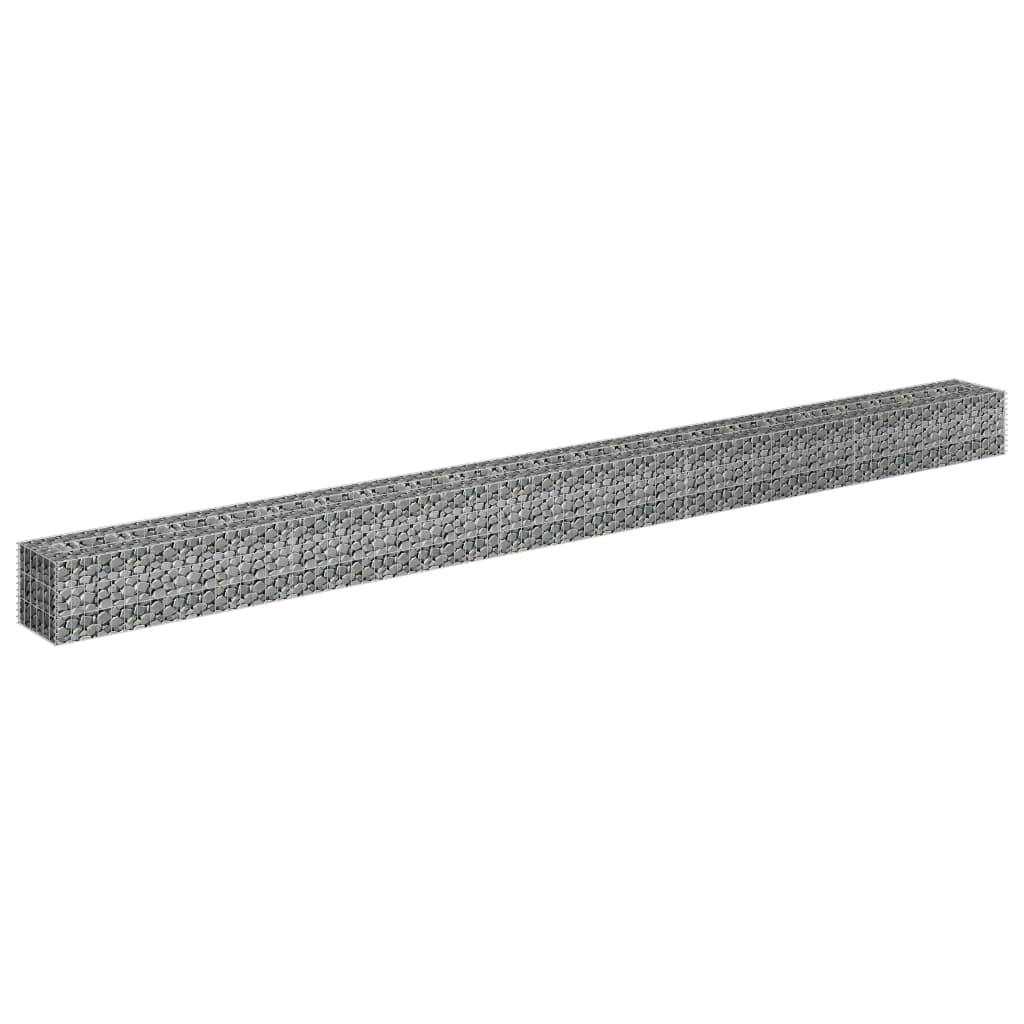 Gabion plantenbak verhoogd 450x30x30 cm gegalvaniseerd staal is nu te koop bij PeponiXL, paradijselijk wonen!