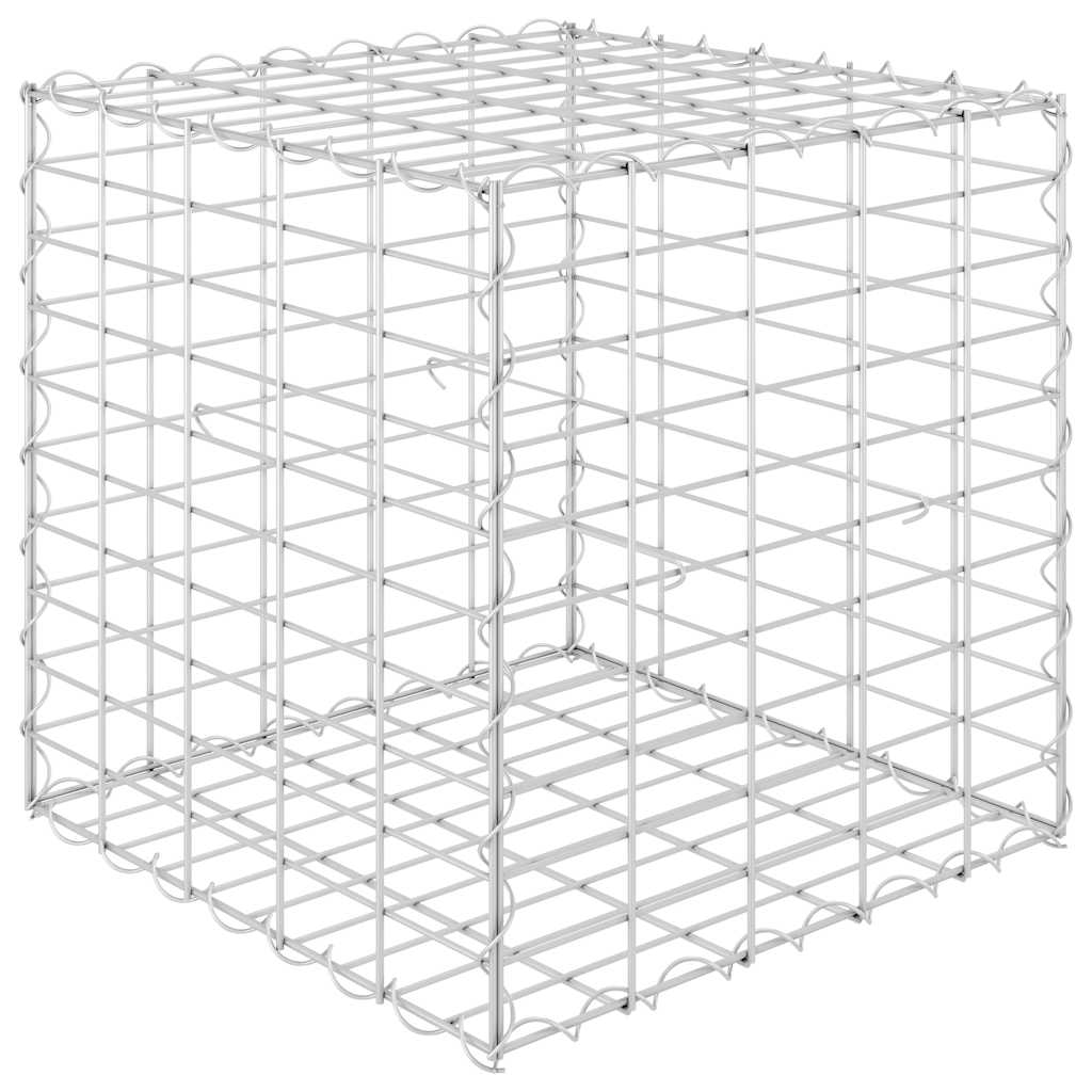 Gabion plantenbak verhoogd kubus 50x50x50 cm staaldraad is nu te koop bij PeponiXL, paradijselijk wonen!