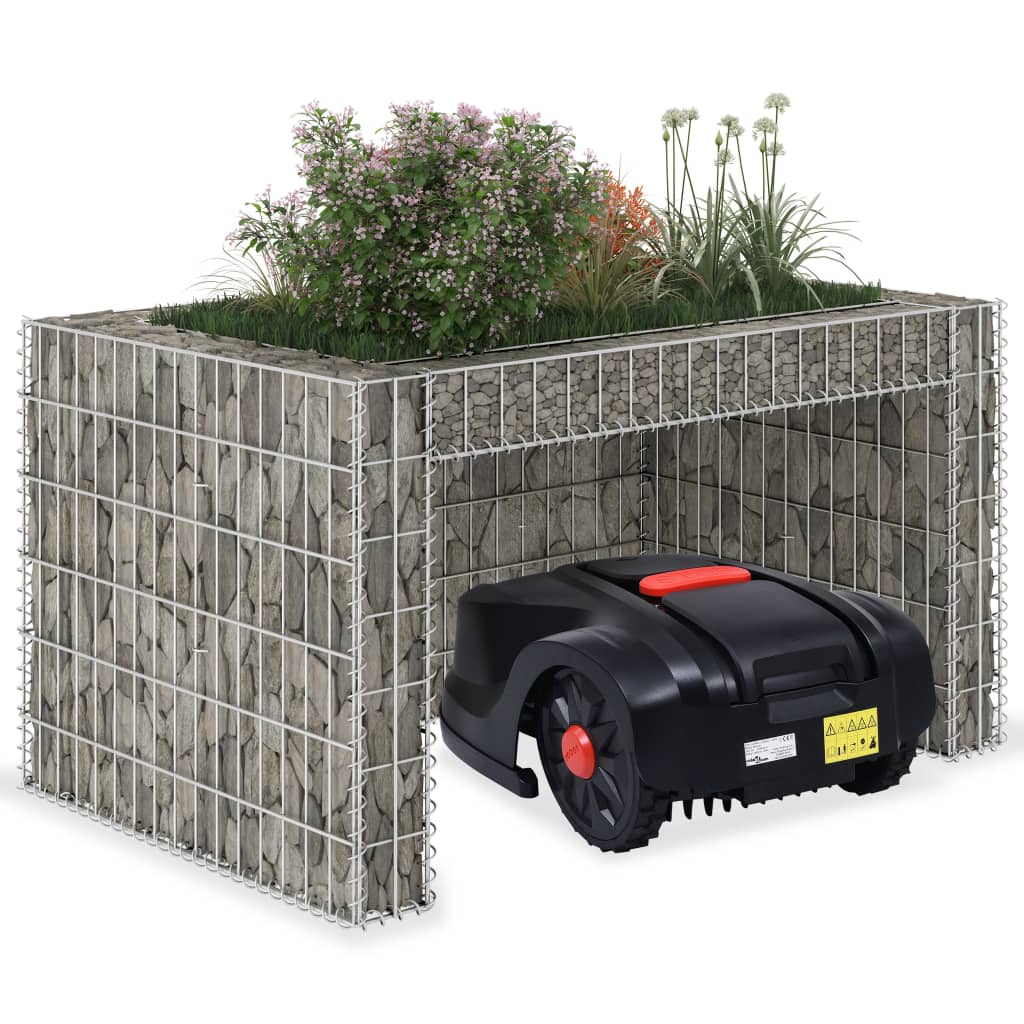 Grasmaaieroverkapping met plantenbak 110x80x60cm staaldraad is nu te koop bij PeponiXL, paradijselijk wonen!