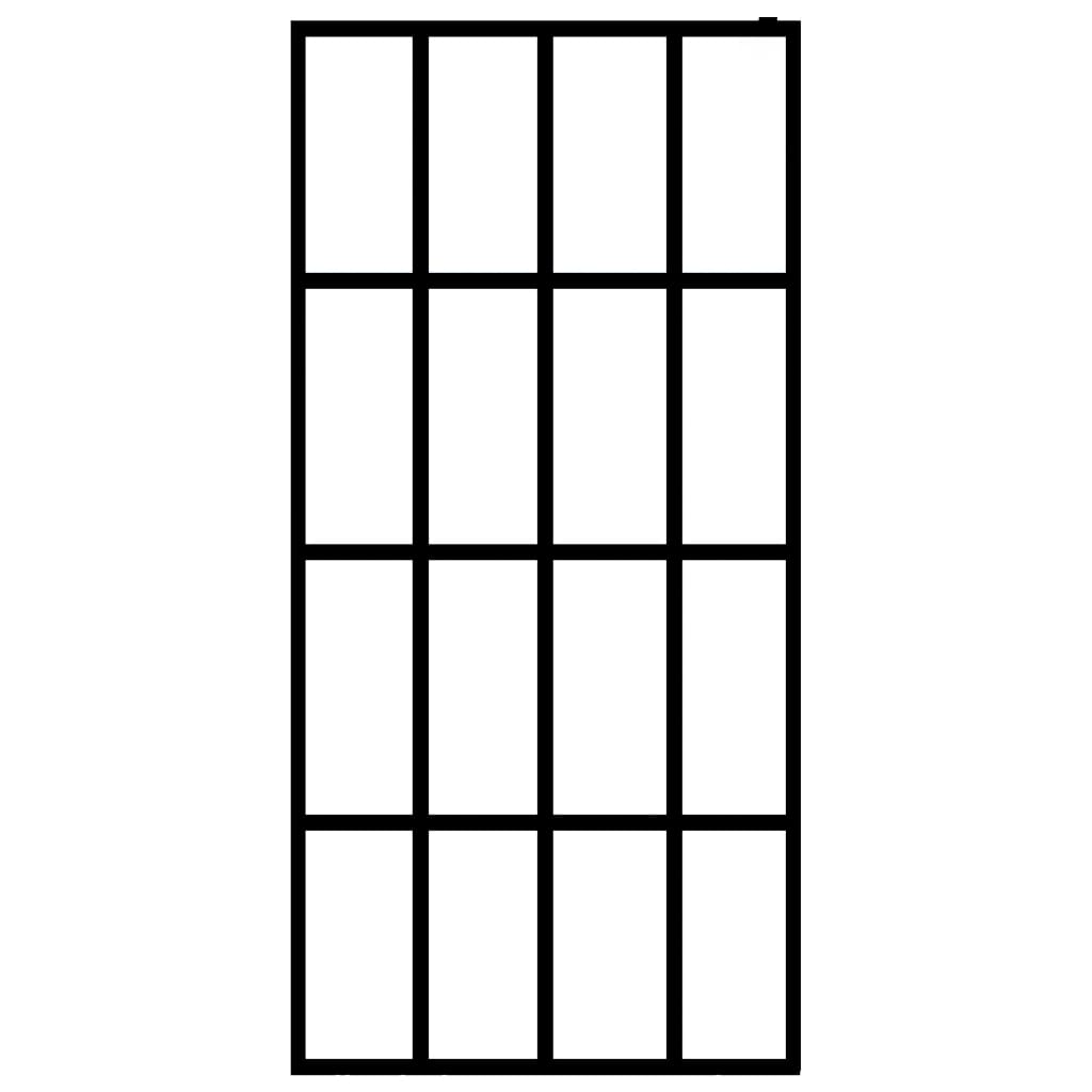 Inloopdouchewand 90x195 cm transparant gehard glas is nu te koop bij PeponiXL, paradijselijk wonen!