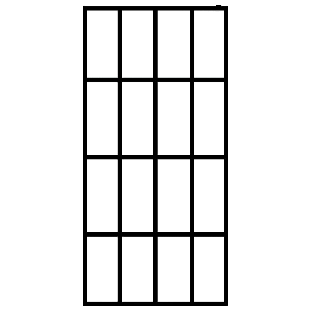 Inloopdouchewand 118x190 cm transparant gehard glas is nu te koop bij PeponiXL, paradijselijk wonen!