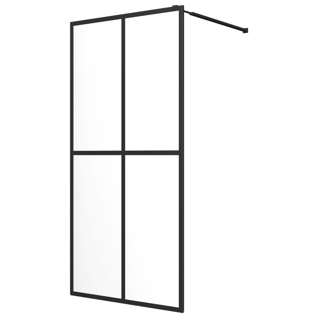 Inloopdouchewand 90x195 cm transparant gehard glas is nu te koop bij PeponiXL, paradijselijk wonen!