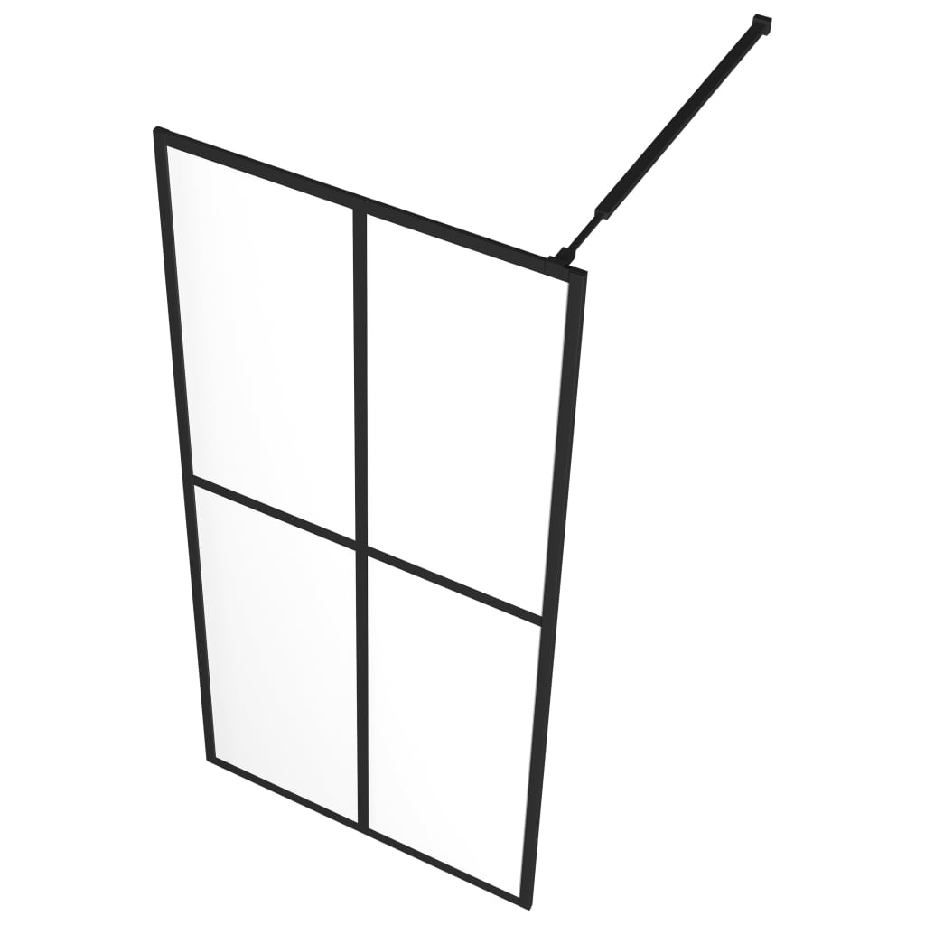Inloopdouchewand 100x195 cm transparant gehard glas is nu te koop bij PeponiXL, paradijselijk wonen!