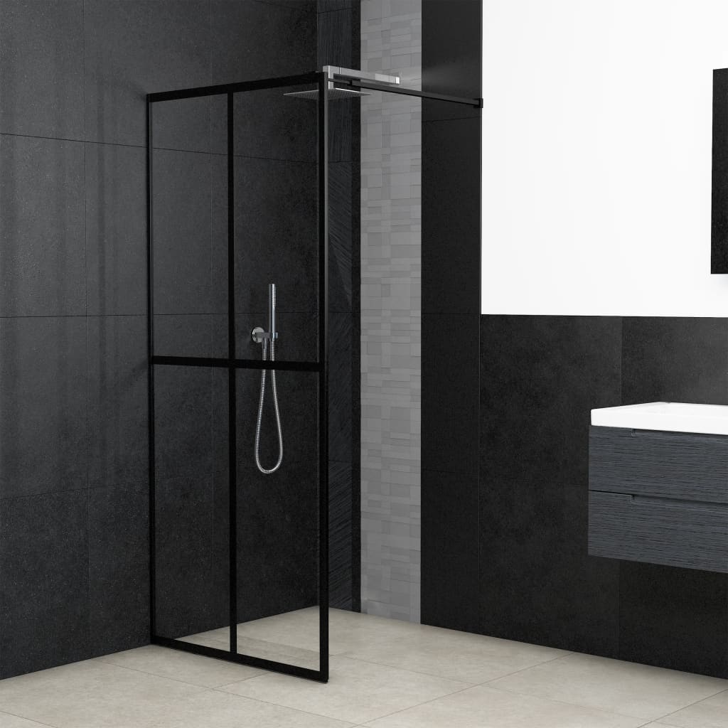 Inloopdouchewand 100x195 cm transparant gehard glas is nu te koop bij PeponiXL, paradijselijk wonen!