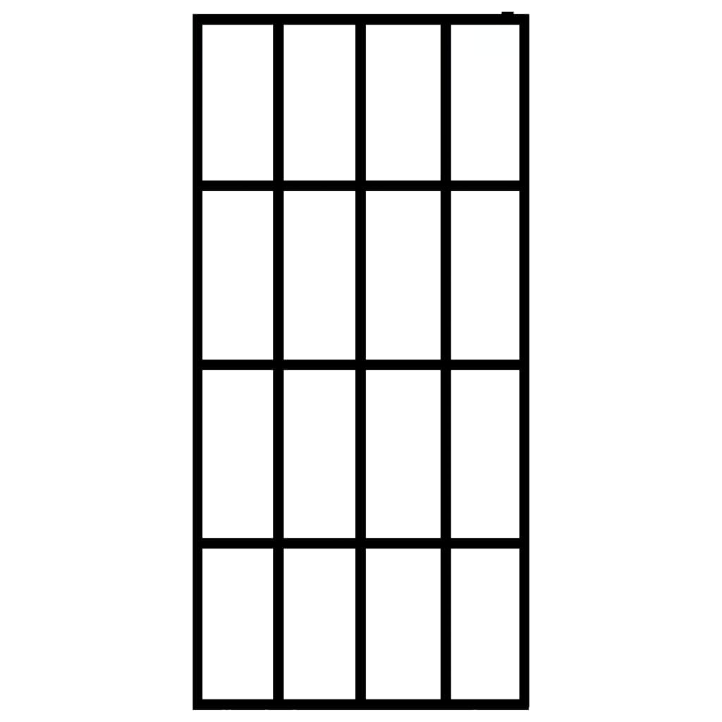 Inloopdouchewand 118x190 cm mat gehard glas is nu te koop bij PeponiXL, paradijselijk wonen!