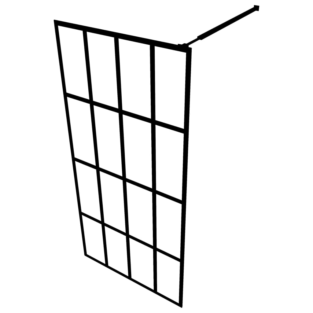 Inloopdouchewand 118x190 cm mat gehard glas is nu te koop bij PeponiXL, paradijselijk wonen!