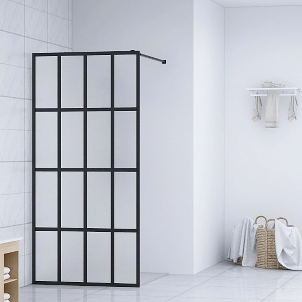 Inloopdouchewand 118x190 cm mat gehard glas is nu te koop bij PeponiXL, paradijselijk wonen!