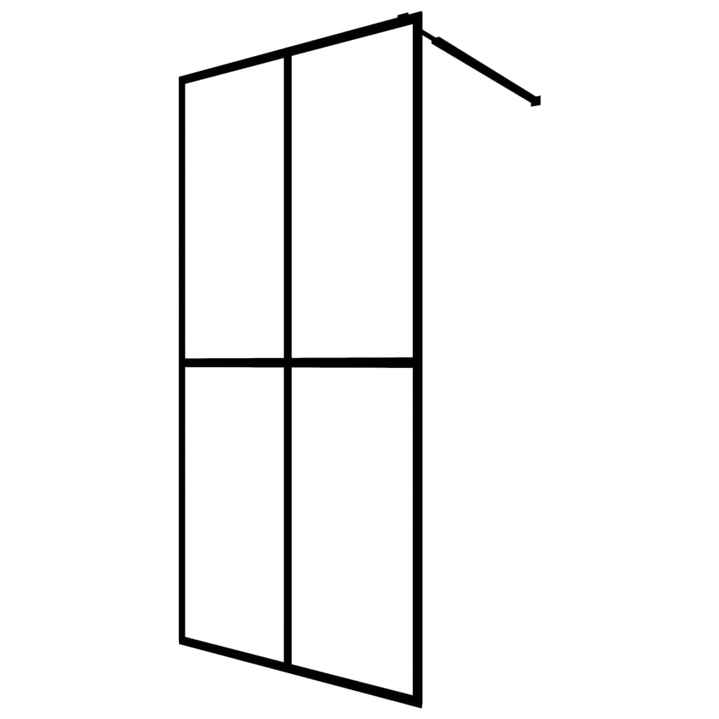 Inloopdouchewand 80x195 cm mat gehard glas is nu te koop bij PeponiXL, paradijselijk wonen!