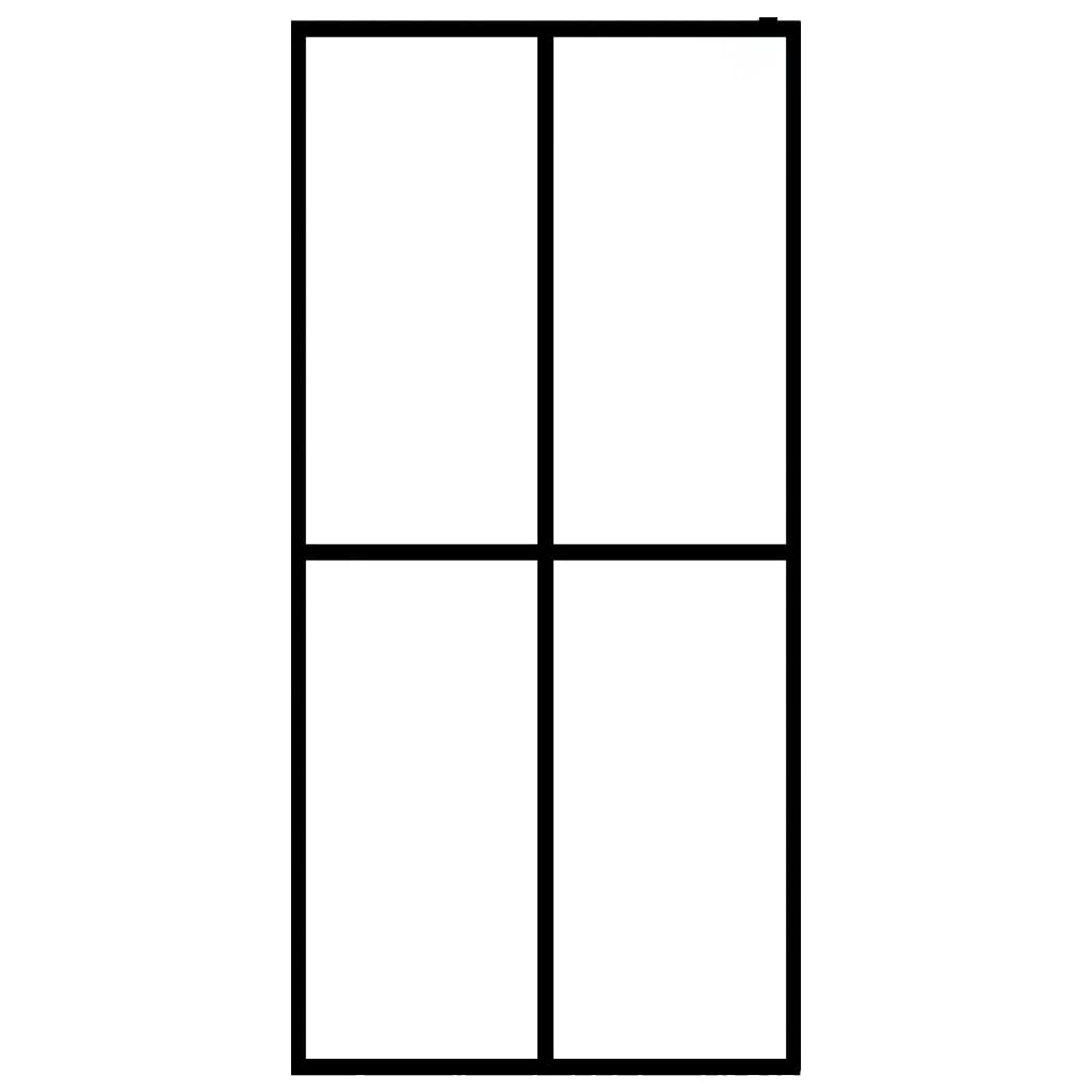 Inloopdouchewand 80x195 cm mat gehard glas is nu te koop bij PeponiXL, paradijselijk wonen!