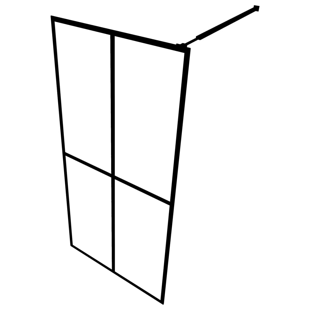 Inloopdouchewand 118x190 cm mat gehard glas is nu te koop bij PeponiXL, paradijselijk wonen!