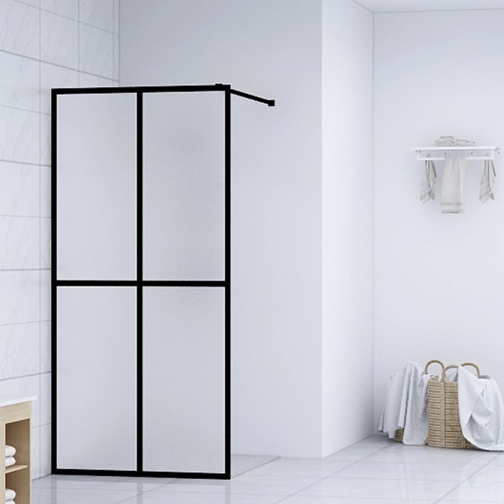 Inloopdouchewand 118x190 cm mat gehard glas is nu te koop bij PeponiXL, paradijselijk wonen!