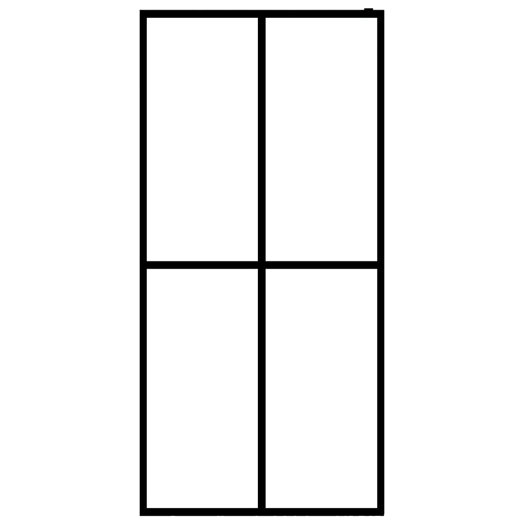 Inloopdouchewand 140x195 cm mat gehard glas is nu te koop bij PeponiXL, paradijselijk wonen!