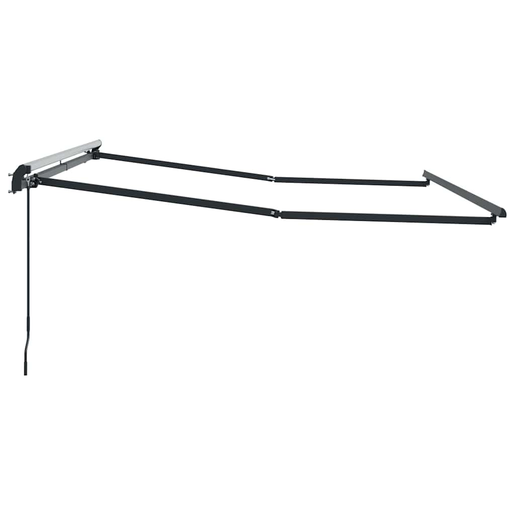 Zijde Frame Antraciet 3,5 x 2,5 m Aluminium