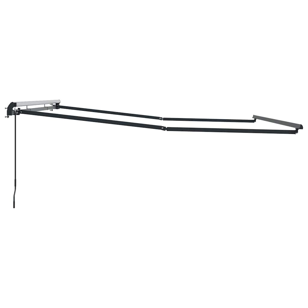 Zijde Frame Antraciet 4,5 x 2,5 m Aluminium