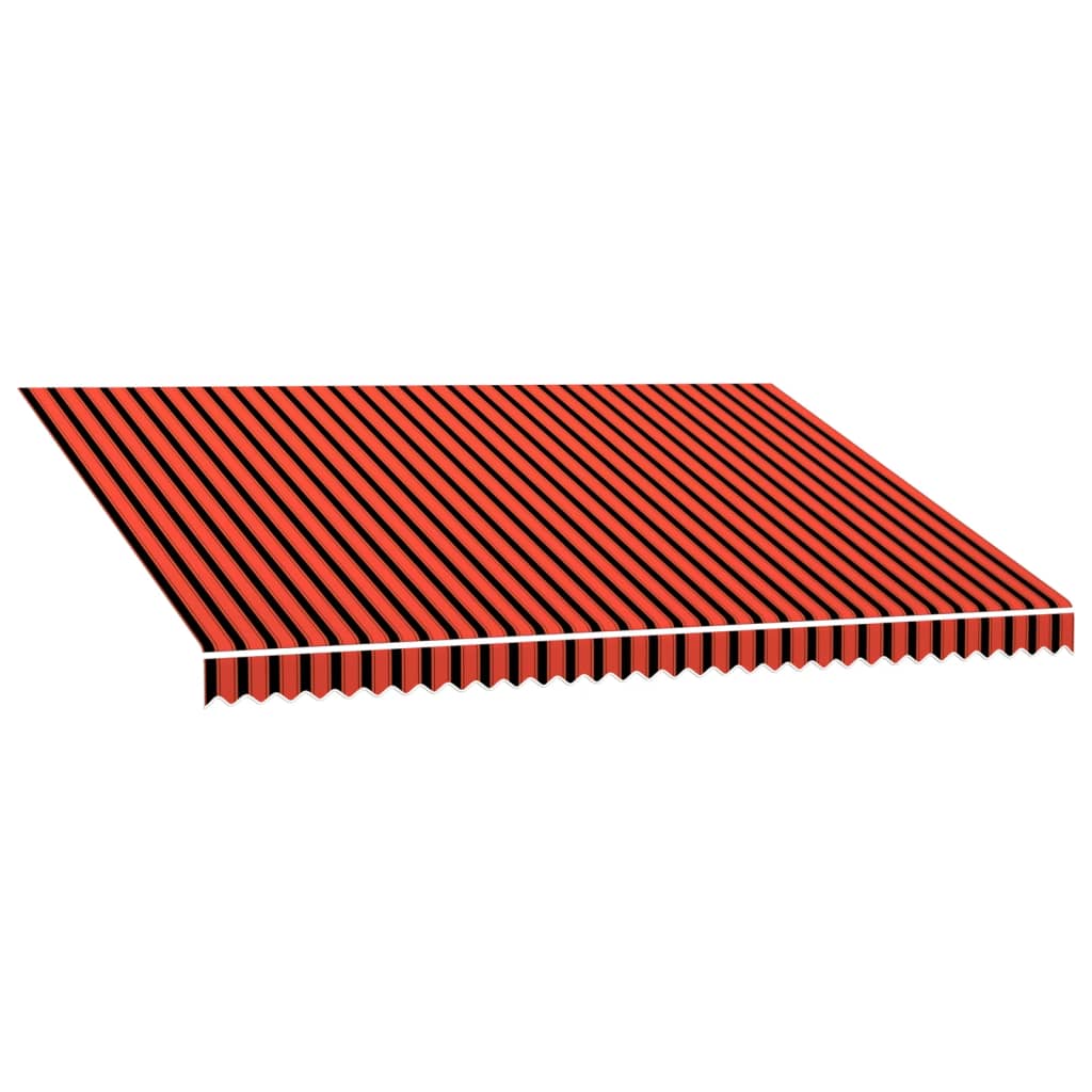 Luifeldoek 4,5x3 m canvas oranje en bruin is nu te koop bij PeponiXL, paradijselijk wonen!