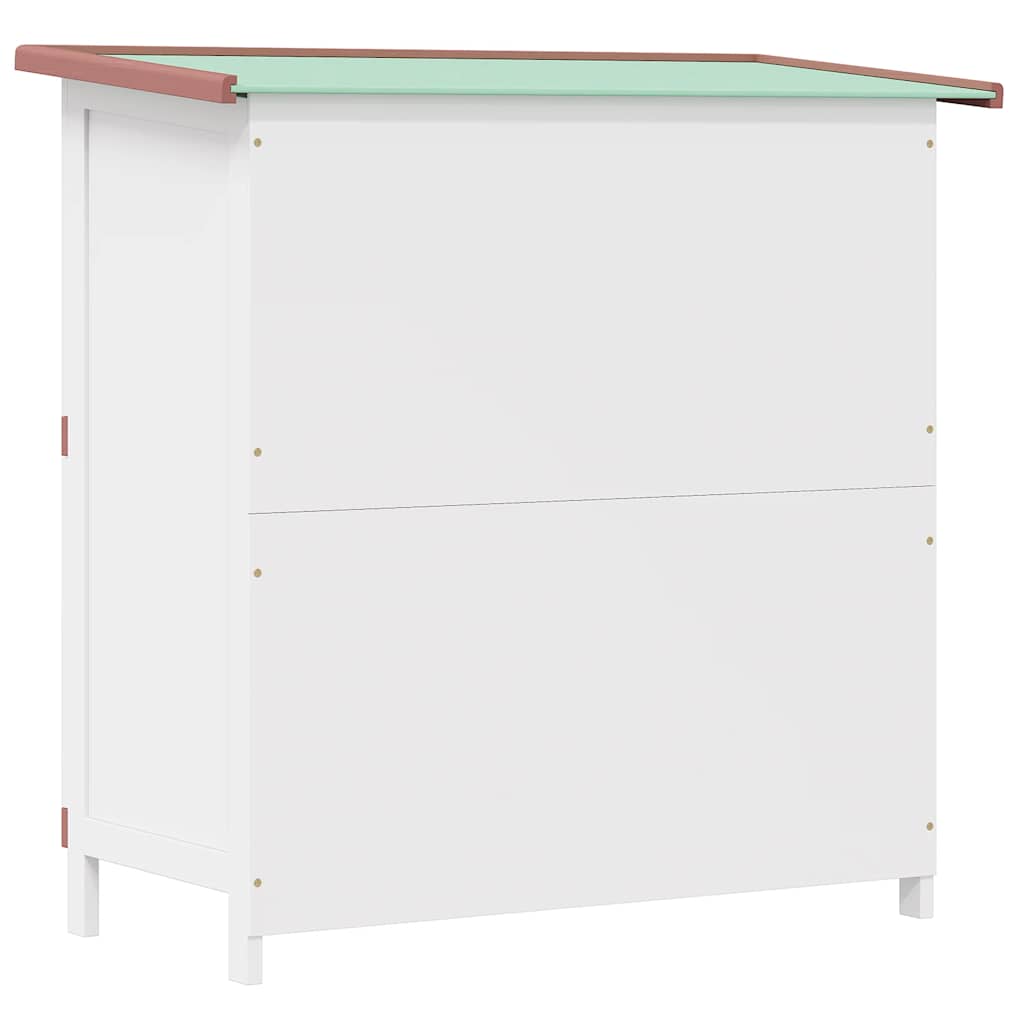 Konijnenhok voor buiten met 4 deuren hout bruin is nu te koop bij PeponiXL, paradijselijk wonen!