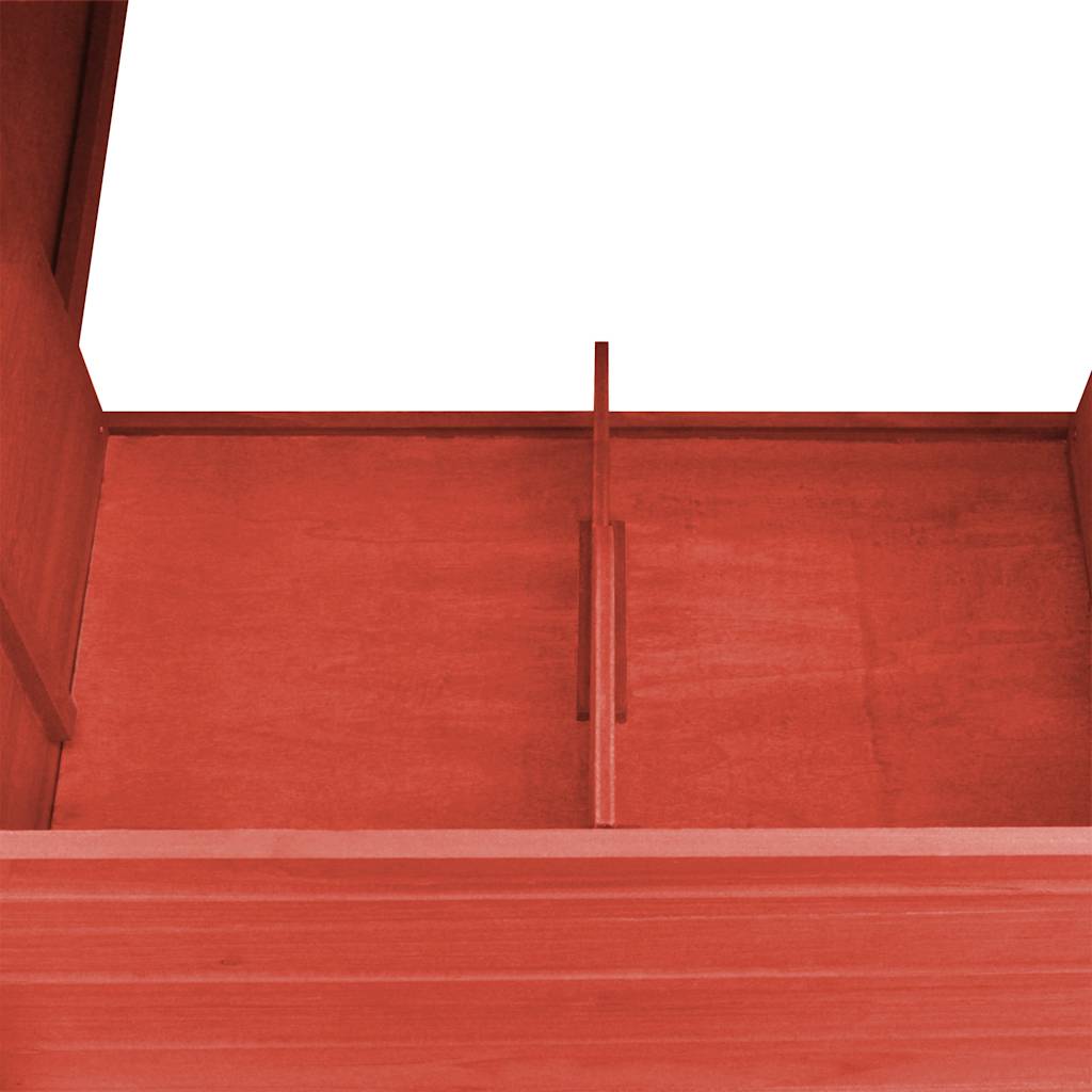 Kippenhok met nachthok hout rood is nu te koop bij PeponiXL, paradijselijk wonen!