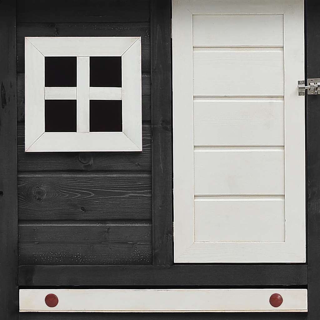 Kippenhok 170x81x110 cm massief grenen- en vurenhout grijs is nu te koop bij PeponiXL, paradijselijk wonen!