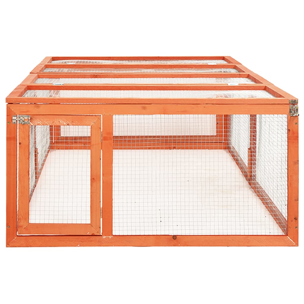 Konijnenhok 183x90x46,5 cm massief vurenhout is nu te koop bij PeponiXL, paradijselijk wonen!