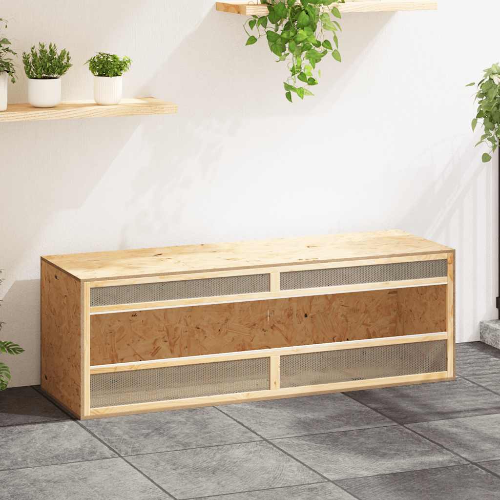 Terrarium 144x46x48 cm bewerkt hout is nu te koop bij PeponiXL, paradijselijk wonen!