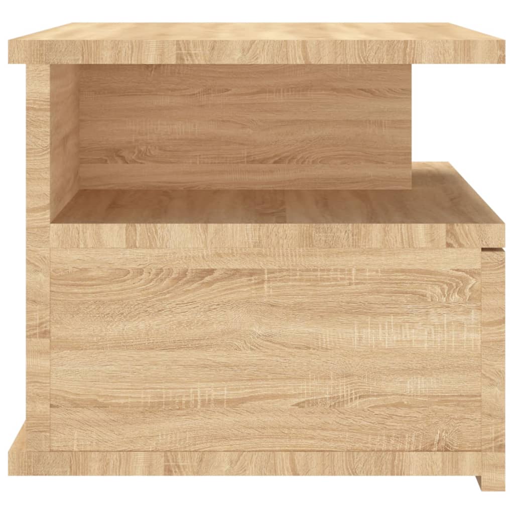 Nachtkastjes 2 st 40x31x27 cm bewerkt hout sonoma eikenkleurig is nu te koop bij PeponiXL, paradijselijk wonen!