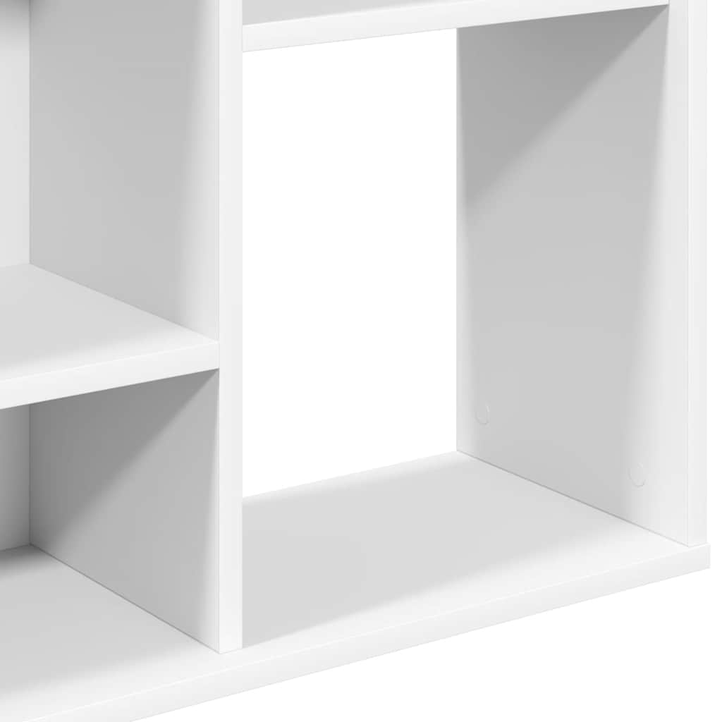 Kamerscherm/boekenkast 100x24x140 cm bewerkt hout wit is nu te koop bij PeponiXL, paradijselijk wonen!