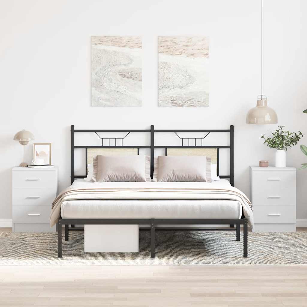 Nachtkastjes 2 st 38x35x56 cm bewerkt hout wit is nu te koop bij PeponiXL, paradijselijk wonen!