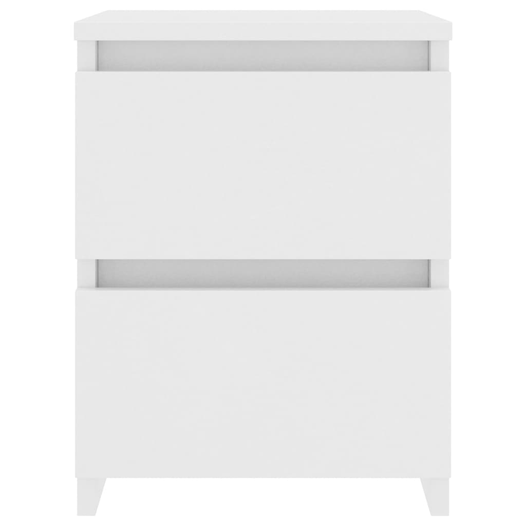 Nachtkastje 30x30x40 cm bewerkt hout wit is nu te koop bij PeponiXL, paradijselijk wonen!