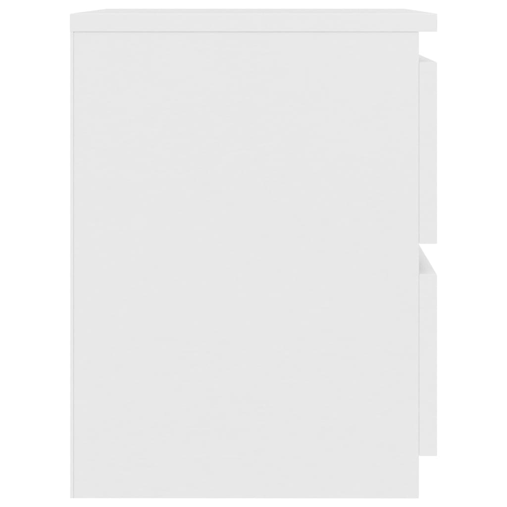 Nachtkastje 30x30x40 cm bewerkt hout wit is nu te koop bij PeponiXL, paradijselijk wonen!