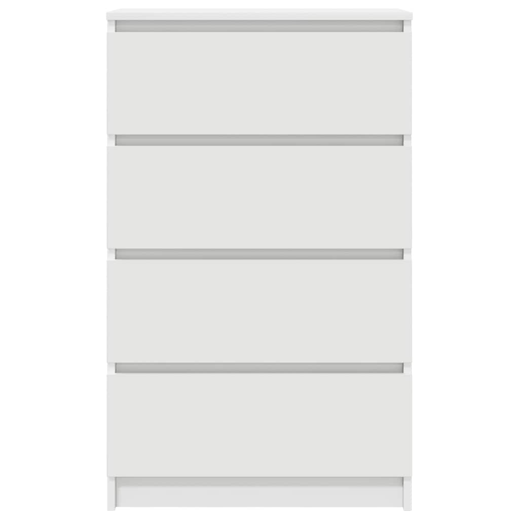 Dressoir 60x35x98,5 cm bewerkt hout wit is nu te koop bij PeponiXL, paradijselijk wonen!