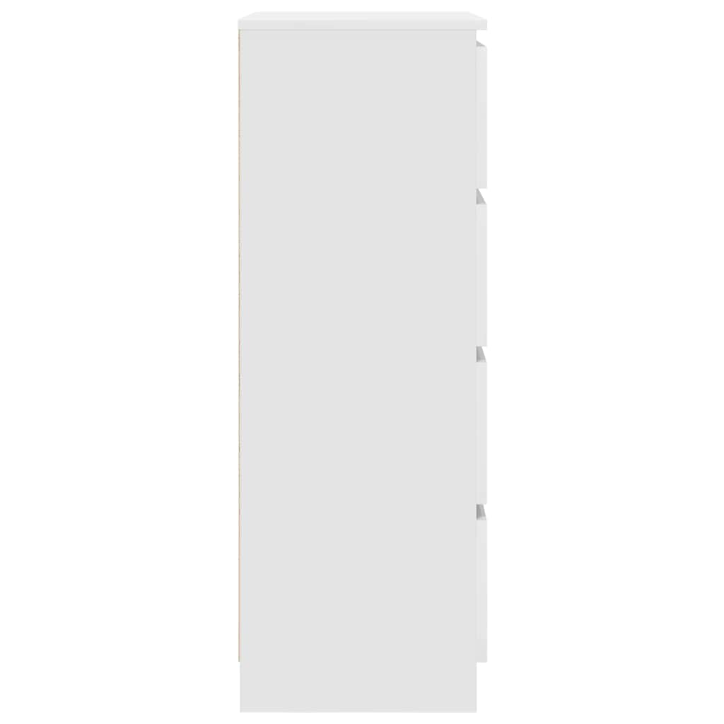 Dressoir 60x35x98,5 cm bewerkt hout wit is nu te koop bij PeponiXL, paradijselijk wonen!