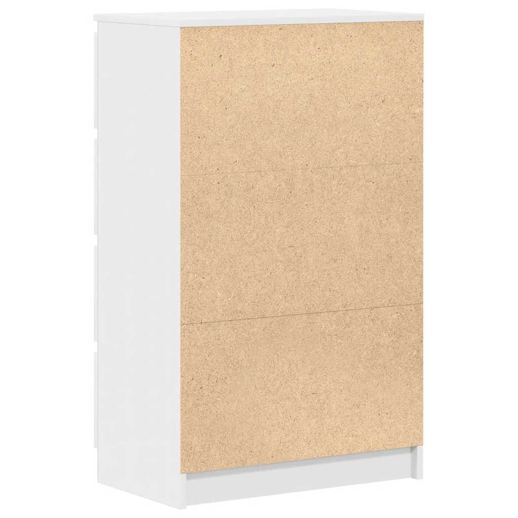 Dressoir 60x35x98,5 cm bewerkt hout wit is nu te koop bij PeponiXL, paradijselijk wonen!