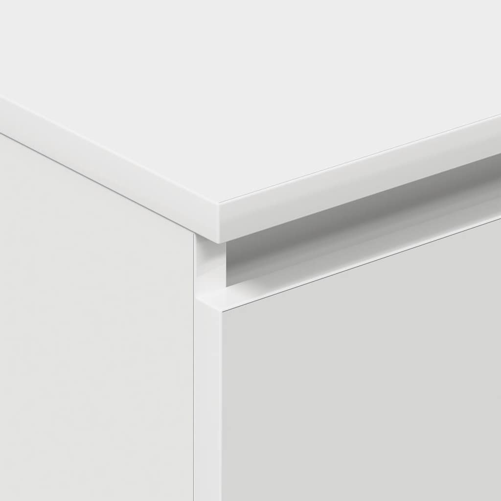 Dressoir 60x35x98,5 cm bewerkt hout wit is nu te koop bij PeponiXL, paradijselijk wonen!
