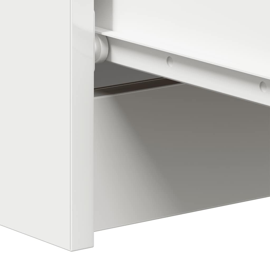 Dressoir 60x35x98,5 cm bewerkt hout wit is nu te koop bij PeponiXL, paradijselijk wonen!