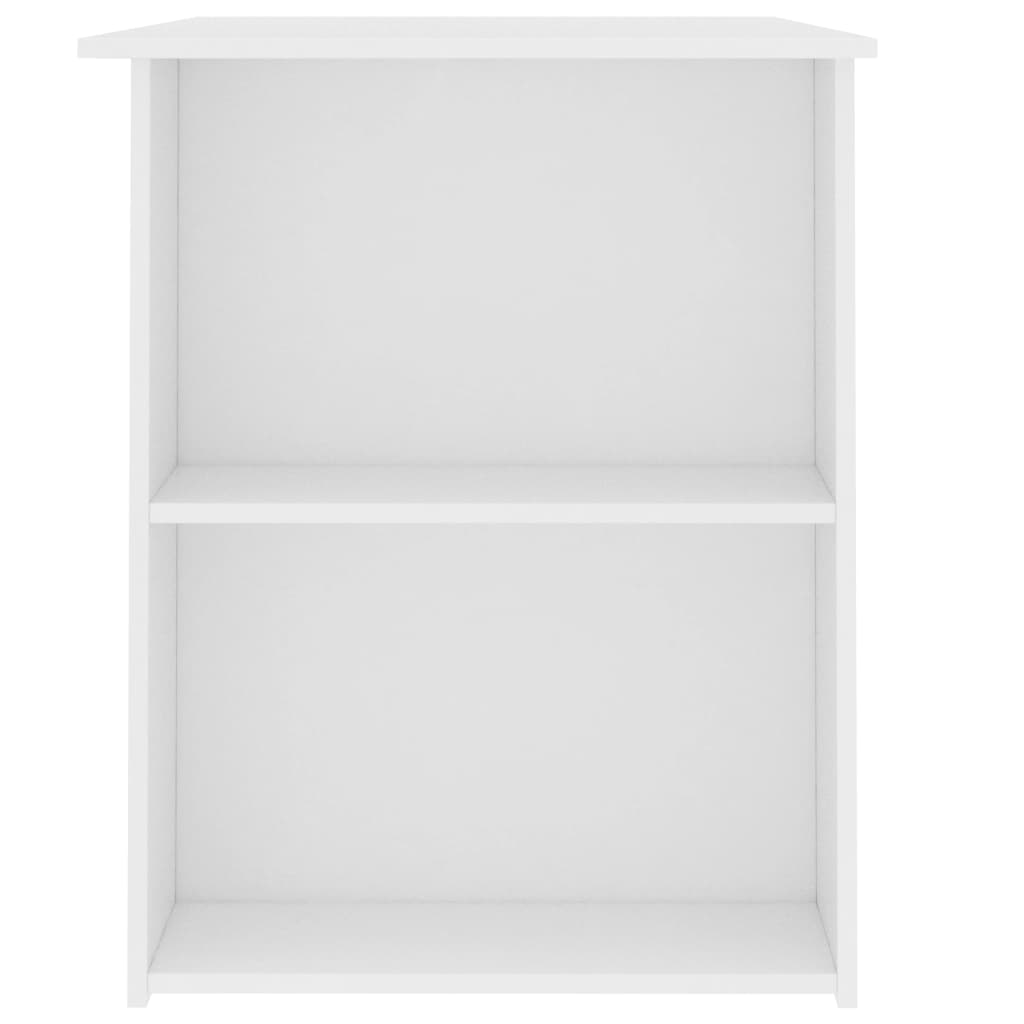 Bureau 110x60x73 cm bewerkt hout wit is nu te koop bij PeponiXL, paradijselijk wonen!