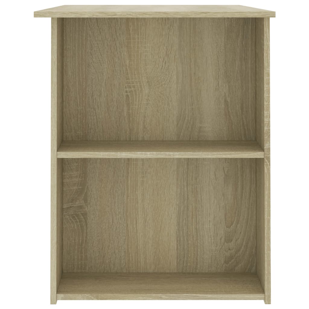 Bureau 110x60x73 cm bewerkt hout sonoma eikenkleurig is nu te koop bij PeponiXL, paradijselijk wonen!