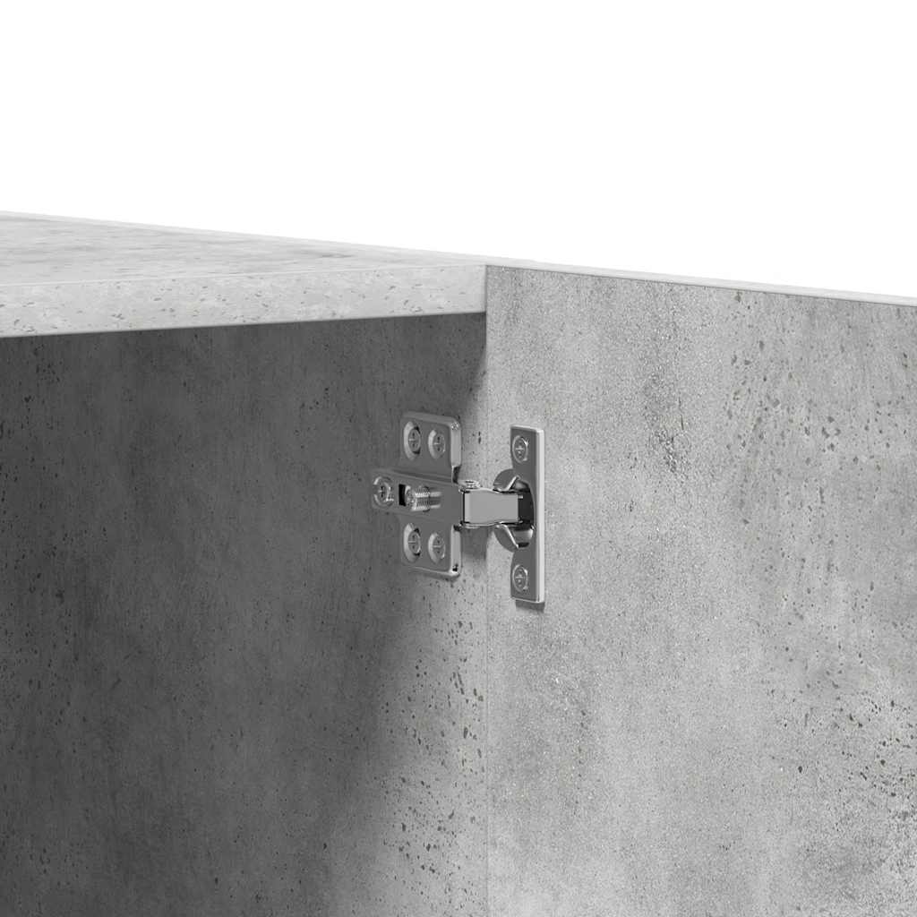 Kledingkast 80x52x180 cm bewerkt hout betongrijs is nu te koop bij PeponiXL, paradijselijk wonen!