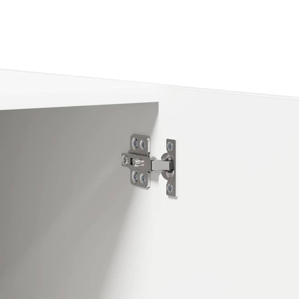 Kledingkast 90x52x200 cm bewerkt hout wit is nu te koop bij PeponiXL, paradijselijk wonen!