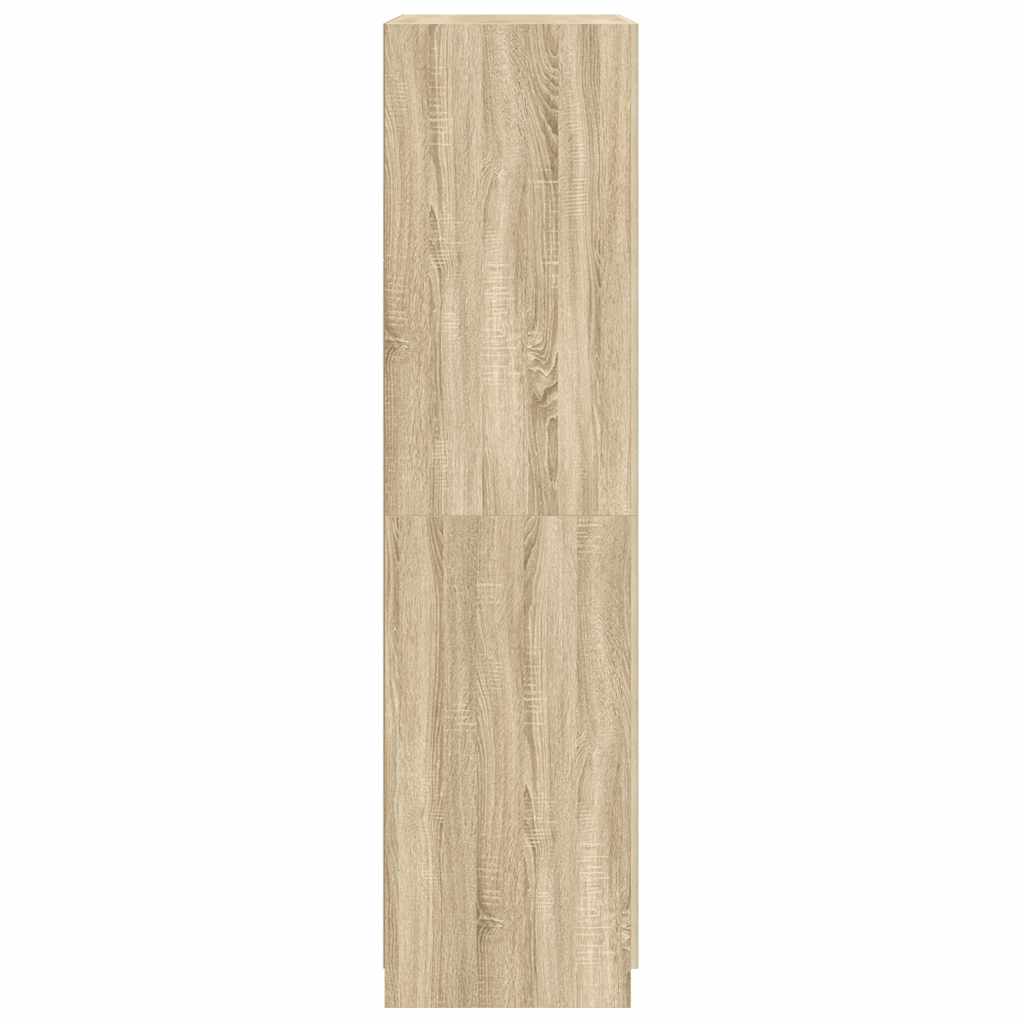 Kledingkast 90x52x200 cm bewerkt hout sonoma eikenkleurig is nu te koop bij PeponiXL, paradijselijk wonen!