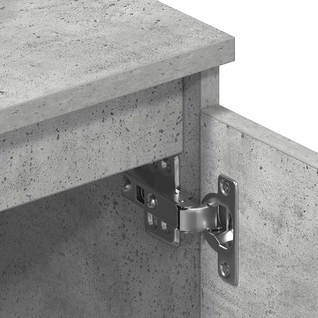 Tv-meubel 140x40x35,5 cm bewerkt hout betongrijs is nu te koop bij PeponiXL, paradijselijk wonen!