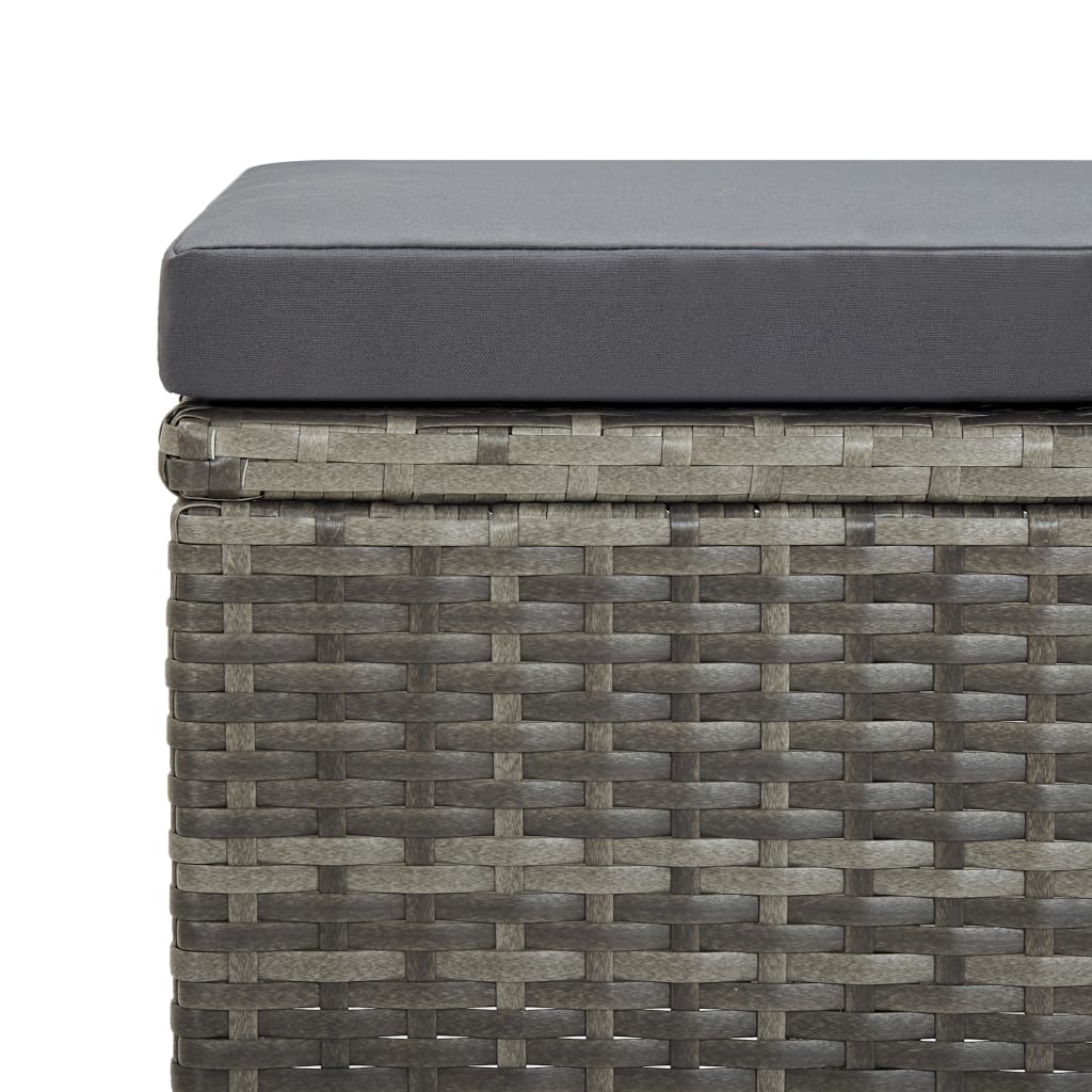 13-delige Tuinset met kussens poly rattan grijs is nu te koop bij PeponiXL, paradijselijk wonen!