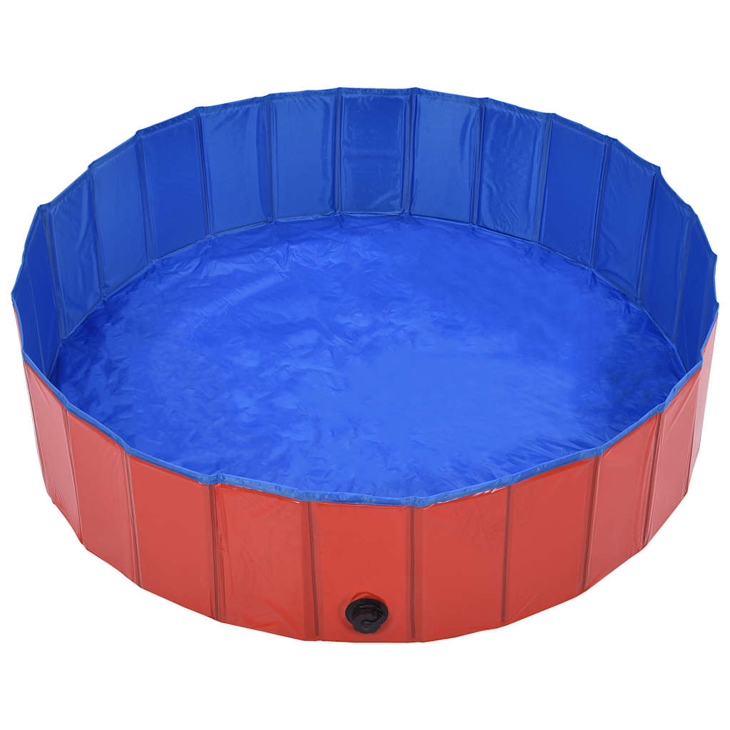 Hondenzwembad inklapbaar 120x30 cm PVC rood is nu te koop bij PeponiXL, paradijselijk wonen!